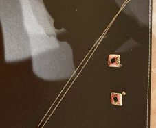 Earrings & chain set