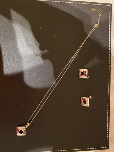 Earrings & chain set