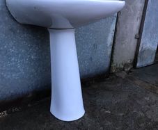 sink and pedestal