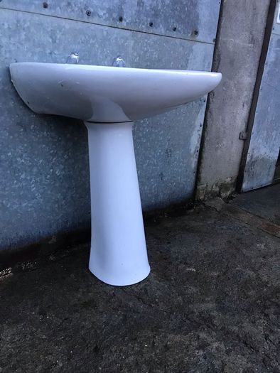 sink and pedestal