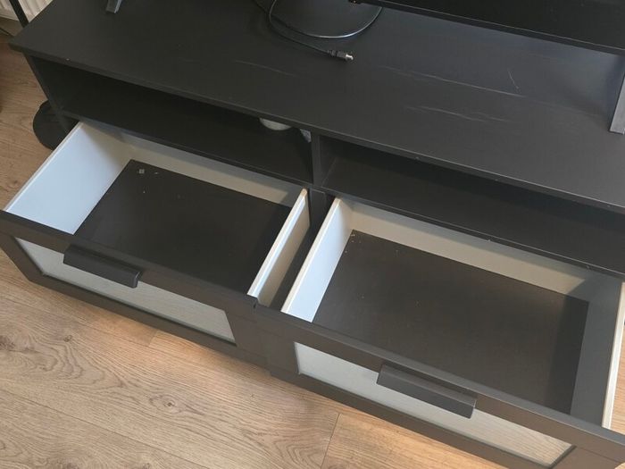 Black TV Cabinet Unit