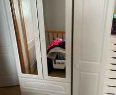 White wardrobe
