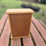 Vintage 1970s/1980s Solid Wood 6 Drawer Desktop Chest, Apothecary Spice Cabinet Organizer Image 4
