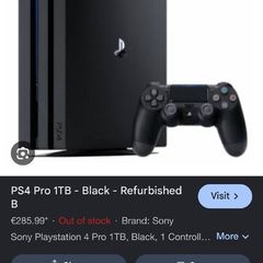 playstation 4 1tb
