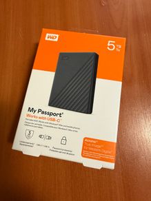 WD My Passport 5TB external portable usb-c WDBRMD0050BGY