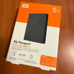 WD My Passport 5TB external portable usb-c WDBRMD0050BGY