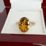 Gold Luxoro 9K Gold & Citrine Solitaire Image 6