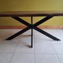 1.8m Richmond Raw Edge Dining Table Image 2