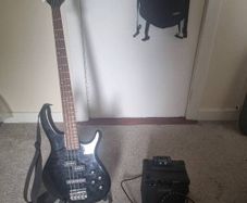 Bass Guitar and AMP