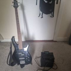 Bass Guitar and AMP
