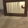 Large Wicker Framed Mirror Image 4