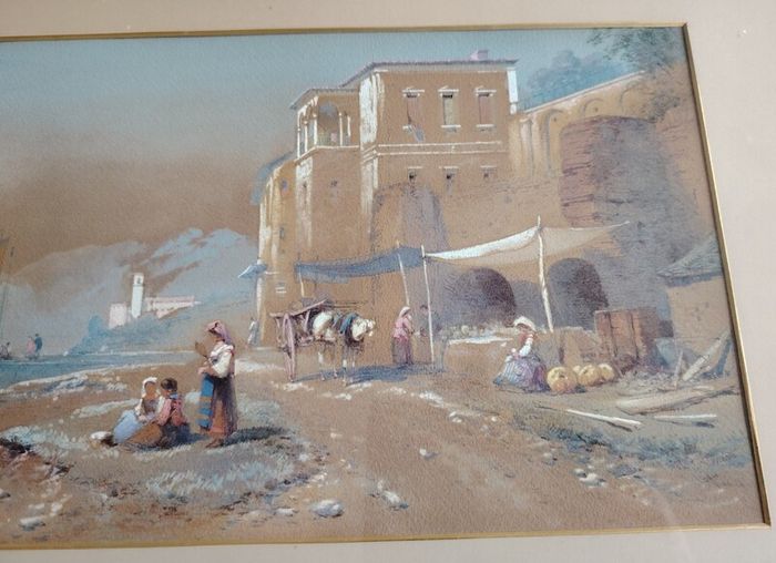 TL Rowbotham watercolour 1864