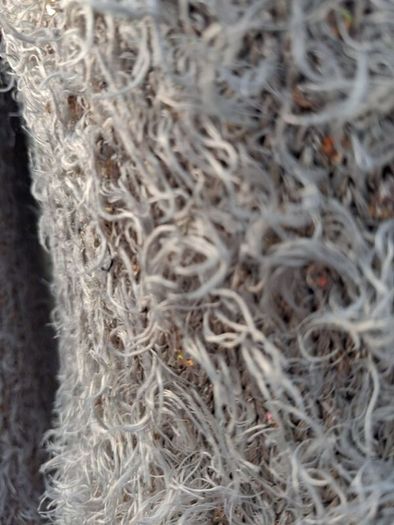 Beige Fuzzy Chenille with Gold Iridescent Sequins Jumper
