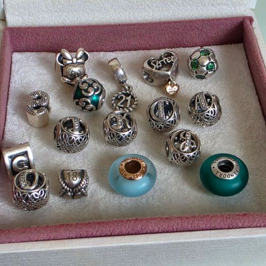 Pandora various charms available.Very good condition hallmarked