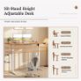 Standing Desk, 120 x 60 cm, Light Brown Image 6