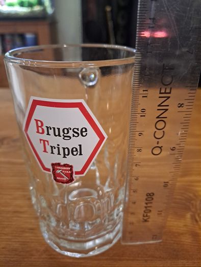 Vintage Brugse Tripel half pint tankard