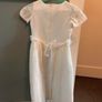 Italian design communion dress, veil, hairpiece, bag, cardigan, shoes & tights Image 6