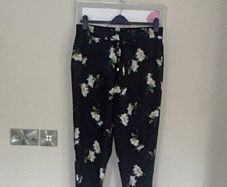 Ladies Elastic Waist Black Comfy Trousers from Dorothy Perkins