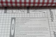 Red and White Check Aironfix Self Adhesive- Contact Paper