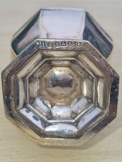Antique sugar bowl (caster) in the Edwardian style from the beginning of the 20th century.