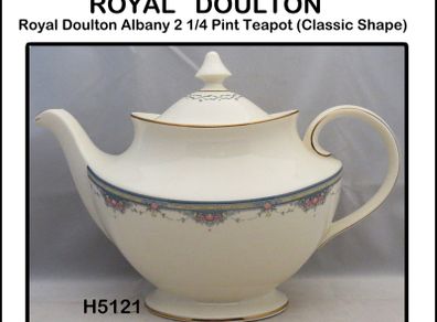 Royal Doulton Albany 2 1/4 Pint Teapot  H5121 (Classic Shape)