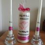 Persinalized Candles -Wedding, communion, christening, memorial, birthdays Image 9