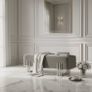 Aurora Modern Cream-Gold Extended Bench 100x35cm Image 7