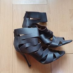Bershka leather high heels