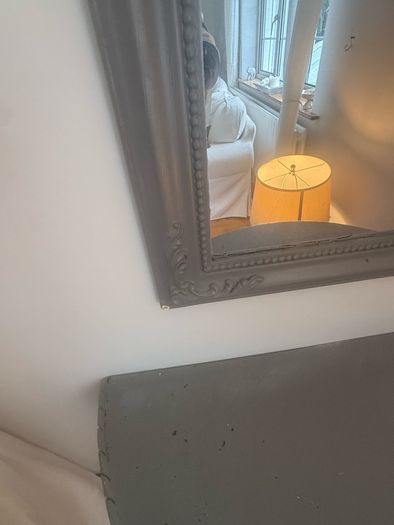 hall table and mirror