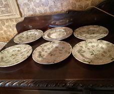 6 vintage Arklow made in ROI side plates