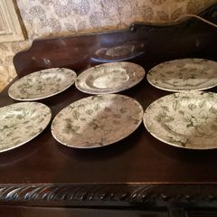 6 vintage Arklow made in ROI side plates