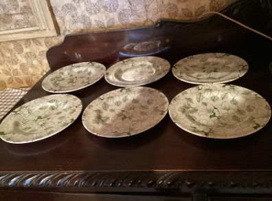 6 vintage Arklow made in ROI side plates
