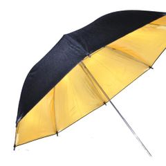 Black/Gold Reflective Photo Studio Umbrella