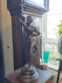 Victor Rousseau, bronze figure