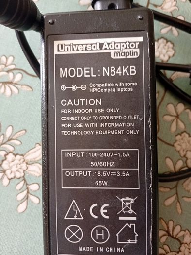laptop charger HP or compag