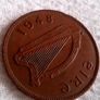 1948 Irish Penny. Image 4