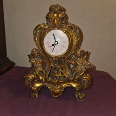 Renaissance-style mantel clock manufactured by Richard Ward Winchester - Fully Working