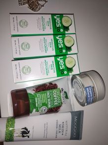 Lots of skincare products
