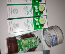 Lots of skincare products