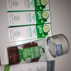 Lots of skincare products