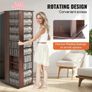 Media Storage Cabinet, Rotating Media Tower, Holds up to 1040 CDs, Protects & Organizes Music, Movie, Video Games or Memorabilia Image 5