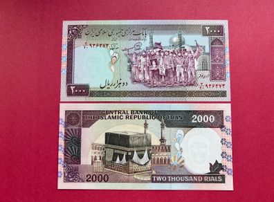 Iran  2000  Rials  2003  Pick 141   ( Uncirculated )
