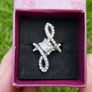 Vintage 925 Sterling Silver  Cocktail Ring 14g Image 10