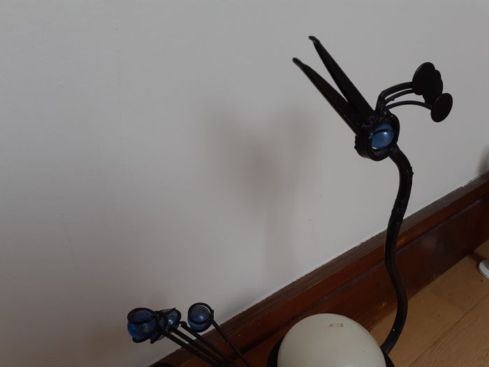 Metal Art Candle Holder