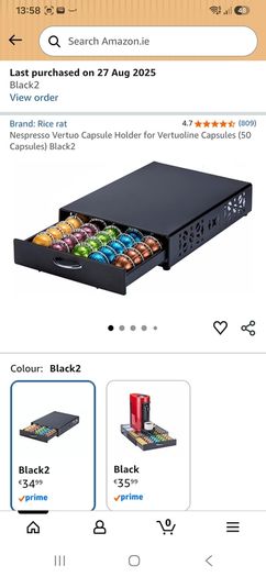 Nespresso Vertuo Pop Machine, Aeroccino, Pod container and Pods