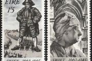 1967 Ireland Tercentenary of the Birth of Dean Jonathon Swift Commemorative Stamp Mint Never Hinged (MNH)