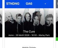 The Cure, Marley Park, 26/06/26
