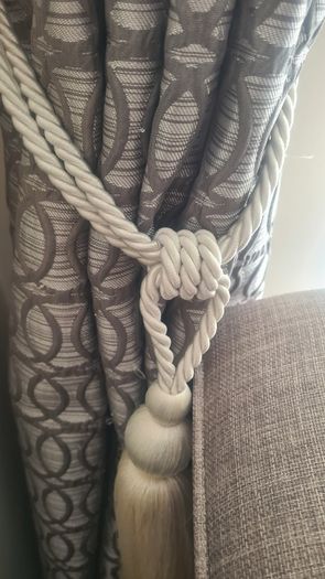Grey curtains