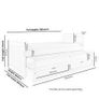 FREE: White Headboard, Footboard & Hardware for Sanders Captain's Bed (SND001), Box 1 Only Image 2
