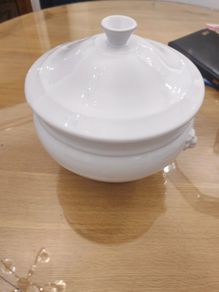 Emile Henry white Tureen